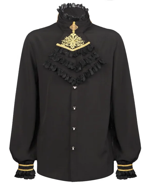 

Halloween Medieval Renaissance Gentleman Vintage Steampunk Shirt