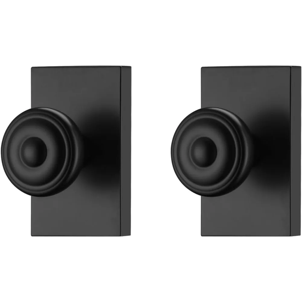 

Внутренние дверные ручки для шкафа, матовые черные дверные ручки Дверные ручки, сверхмощная дверная ручка-пустышка