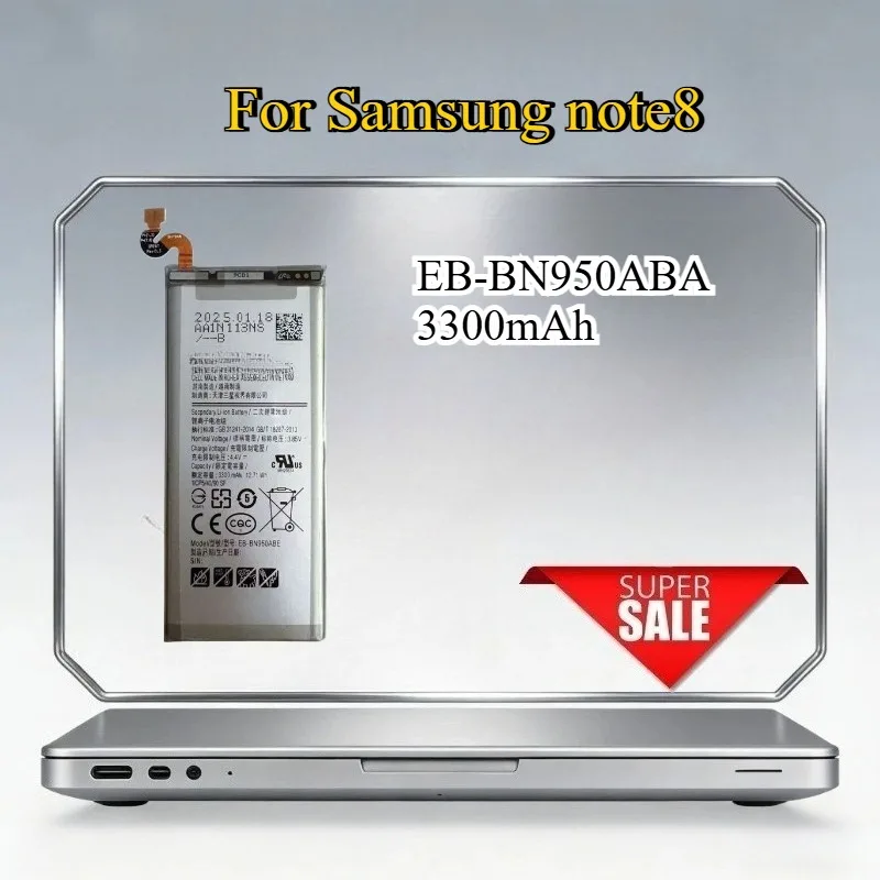 High-quality 3300mAh Suitable for Samsung Galaxy Note8 Mobile Phone Battery EB - BN950ABA Brand - New Built - in Battery Board