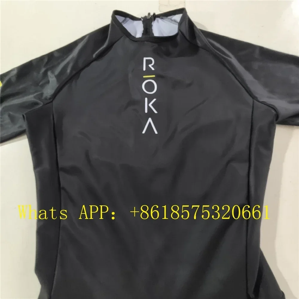 

2020 Roka Terug Rits Heren Fietsen Schaatspak Triathlon Speedsuit Trisuit Korte Mouw Speedsuit Maillot Ciclismo Running Kleding
