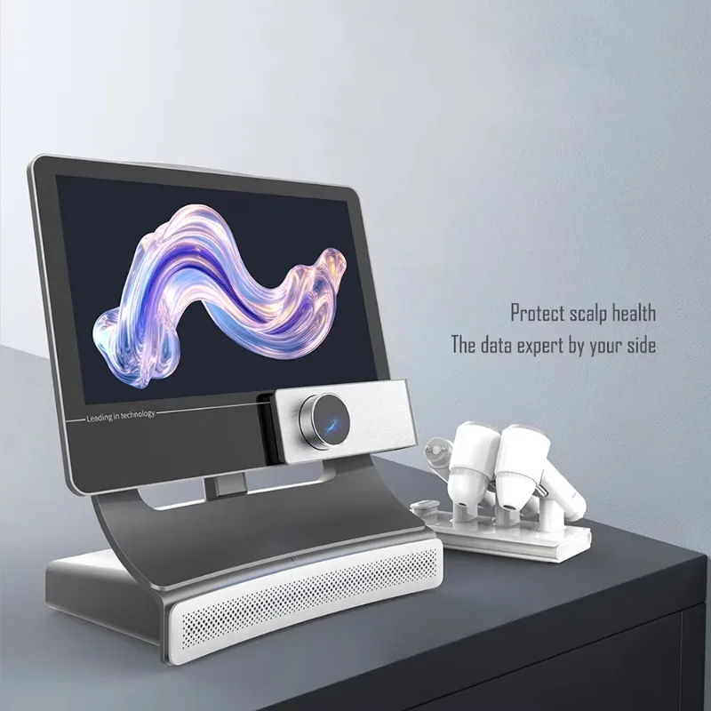 High quality high definition hair follicle scalp scanner detector hair analyzer skin and scalp hair analyzer