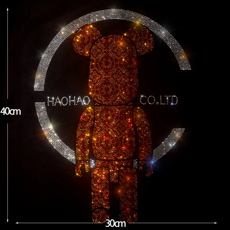 

High-quality rhinestone-embroidered creative patterns, ironed onto T-shirts, sweatshirts, and denim clothing accessories
