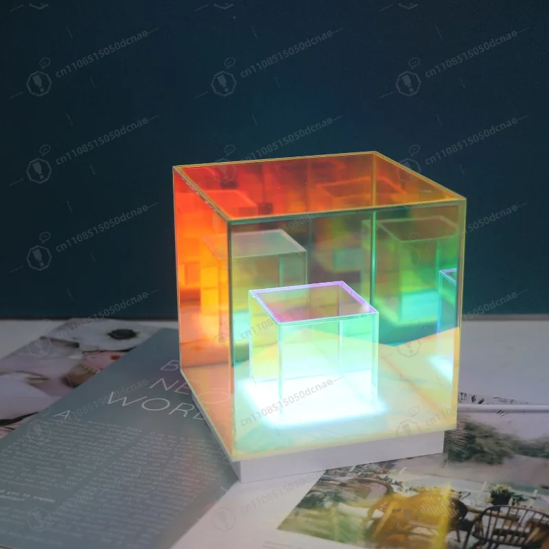 

USB-светильник с цветной подсветкой, креативный настольный декор, акриловый светодиодный светильник, подарок, декоративный светильник для спальни
