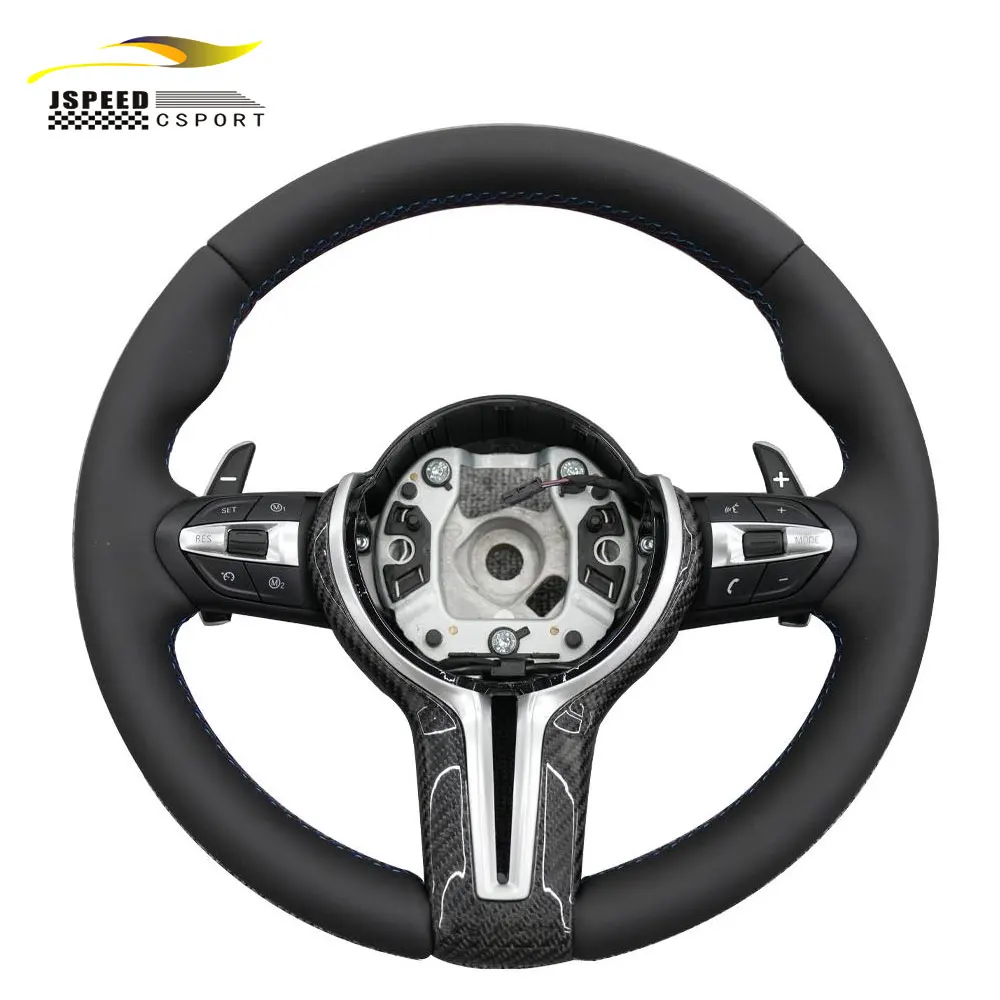 

Suitable for BMW 1 Series F20 F21 2012-2018/3 Series F30 2013-2019/X3 F25 2011-2016 NAPPA leather steering wheel with CF decorat