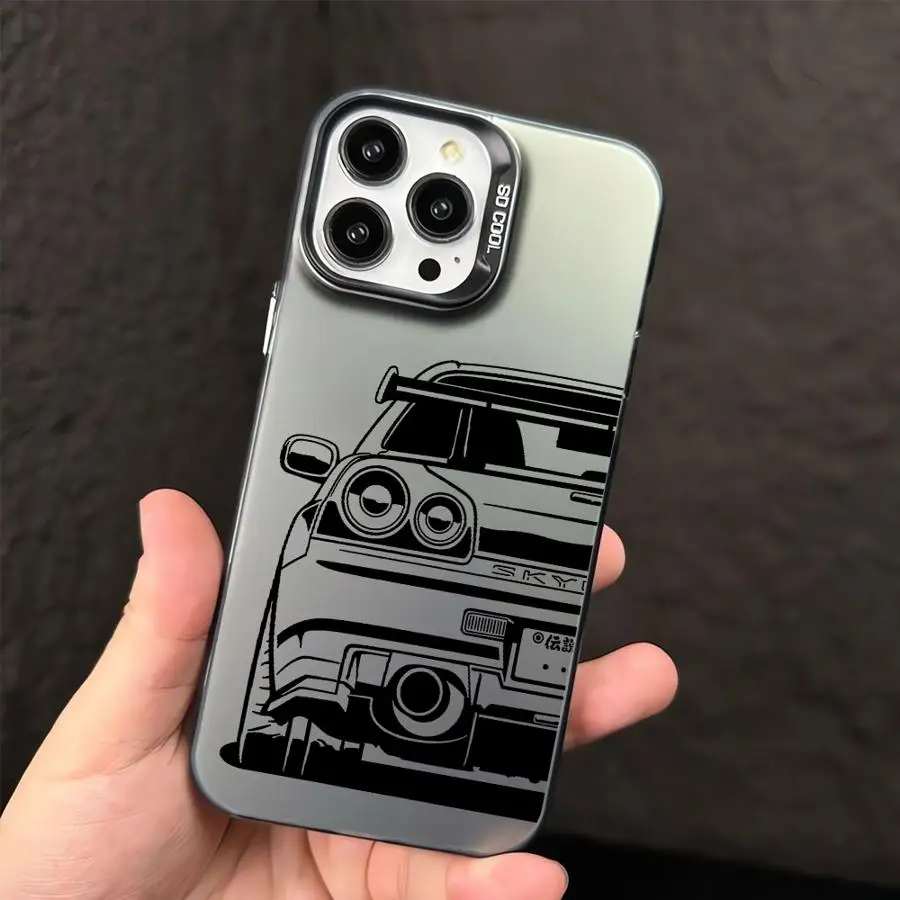

JDM Dream Car Cool Cover Phone Case for iPhone 13 16 Pro 14 15 Pro Max 14 13 12 11 XS 14 Pro 16 Plus 14 12 Pro 12Pro Soft Shell