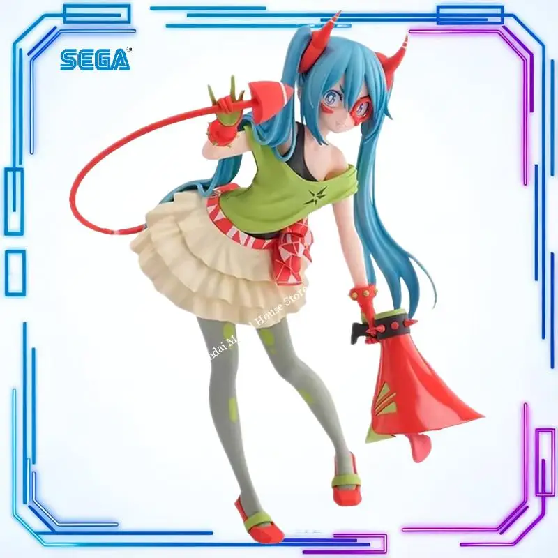Original SEGA FZ Hatsune Miku Project DIVA X V MONSTAR Anime Action Figure Toys 22cm PVC Model Collector DesK Decor Kids Gift