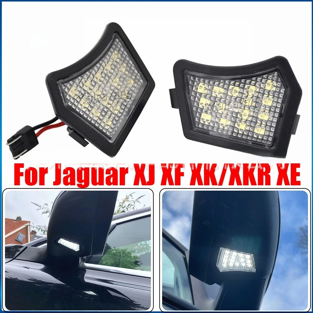 

2 шт. светодиодные фонари для боковых зеркал для Volvo S60 S80 V50 V70 XC70 XC90 и Jaguar