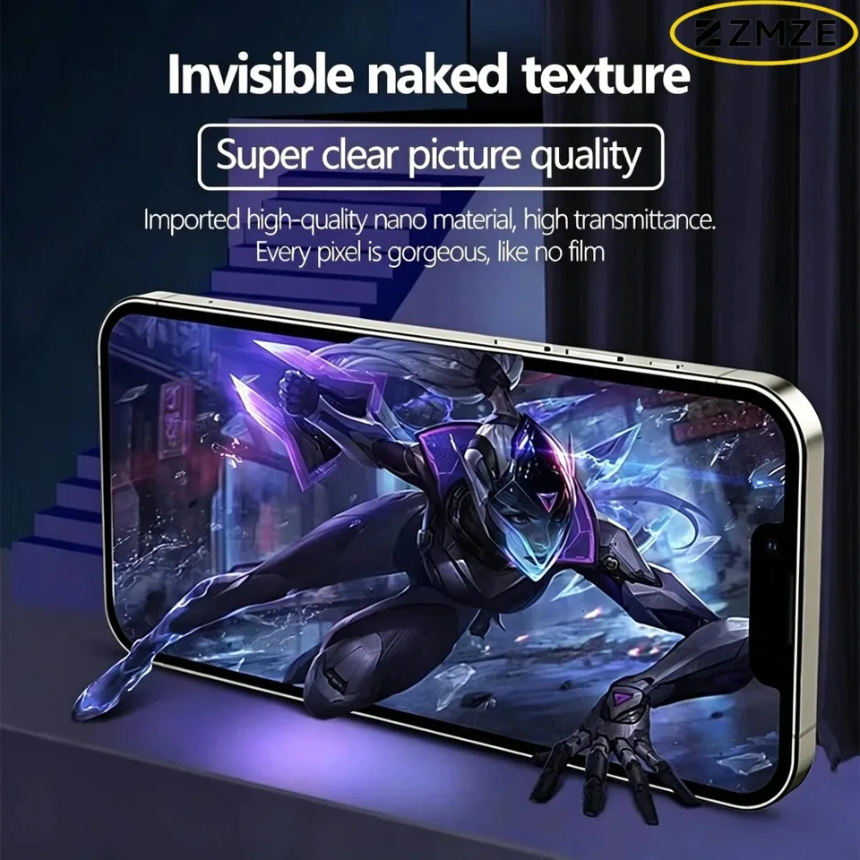 5 piezas protector de pantalla para Xiaomi Redmi Note 15 Pro Plus 14 13R 12 11 Pro Plus 10 9S 8T 14S 12S 12 Turbo 9T, película de hidrogel suave 6