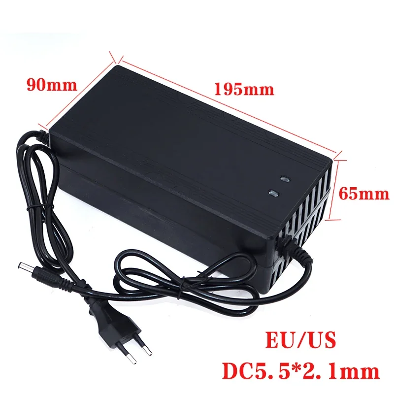 36V 48V 2A 3A 5A lithium-ion charger 10S 13S 42V 54.6V 18650 21700 battery charging 5A fast intelligent charger