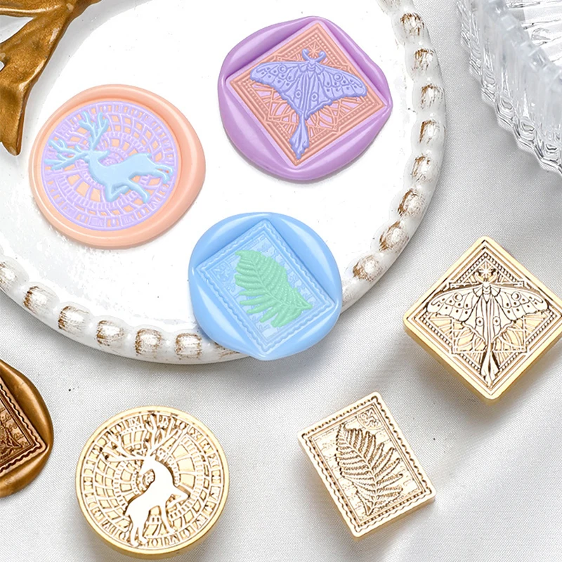 ثلاثية الأبعاد الحوت/يونيكورن ختم من الشمع ختم الرجعية ختم ختم رئيس لدعوة الزفاف هدية بطاقات التعبئة والتغليف المغلف سكرابوكينغ #5