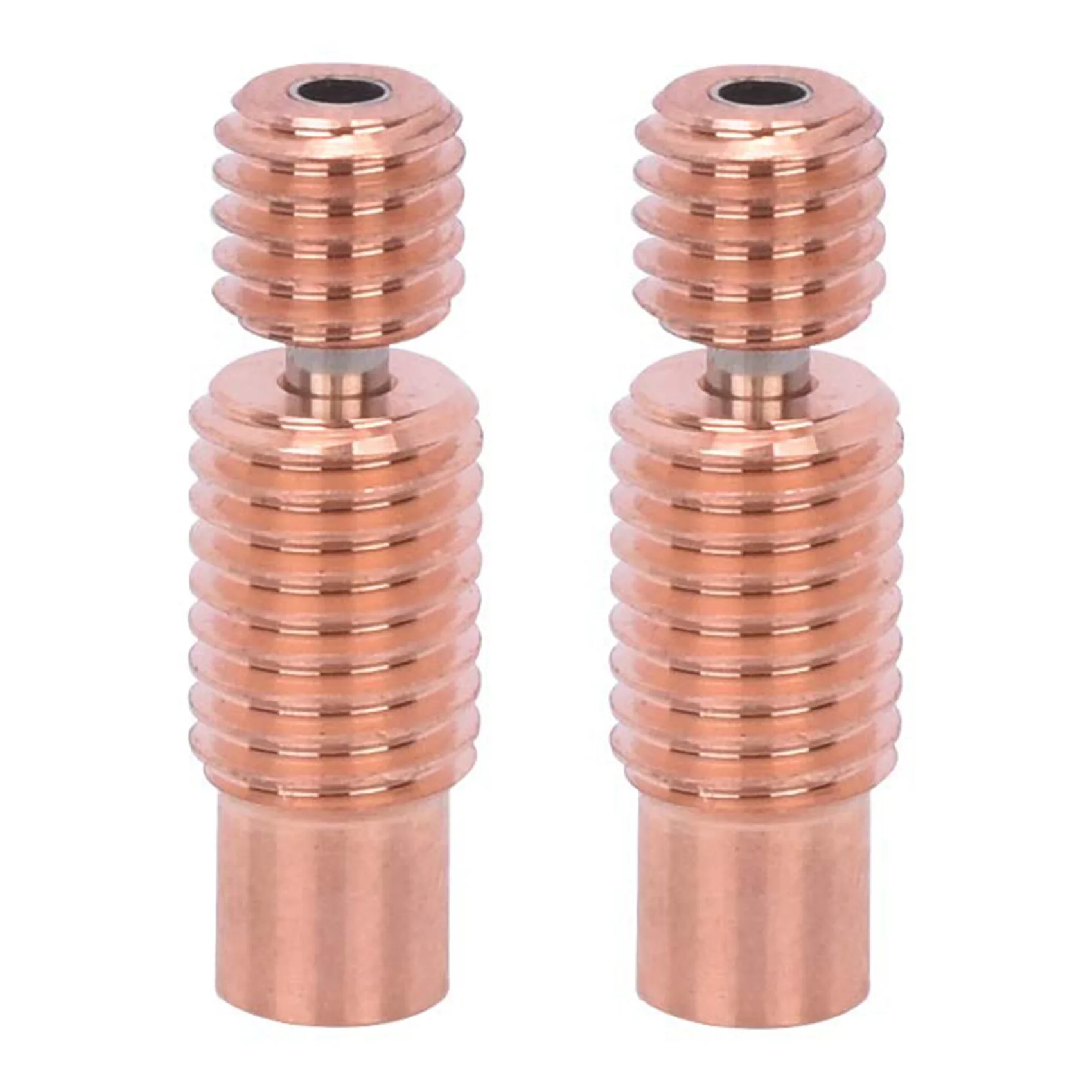 2 Pcs Bi-Metal Heatbreak Bimetal Heat Break for E3D V6 HOTEND Heater Block for Prusa I3 MK3 Break 1.75MM(Threaded)