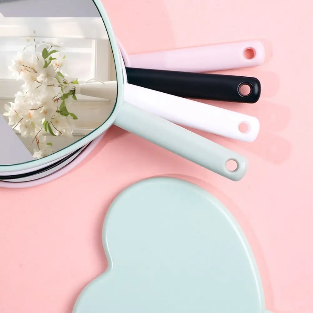 Fashion Love Makeup Mirror Sweet Girl Style Makeup Mirrors Handheld Makeup Mirror Suitable for Carrying Around Cute