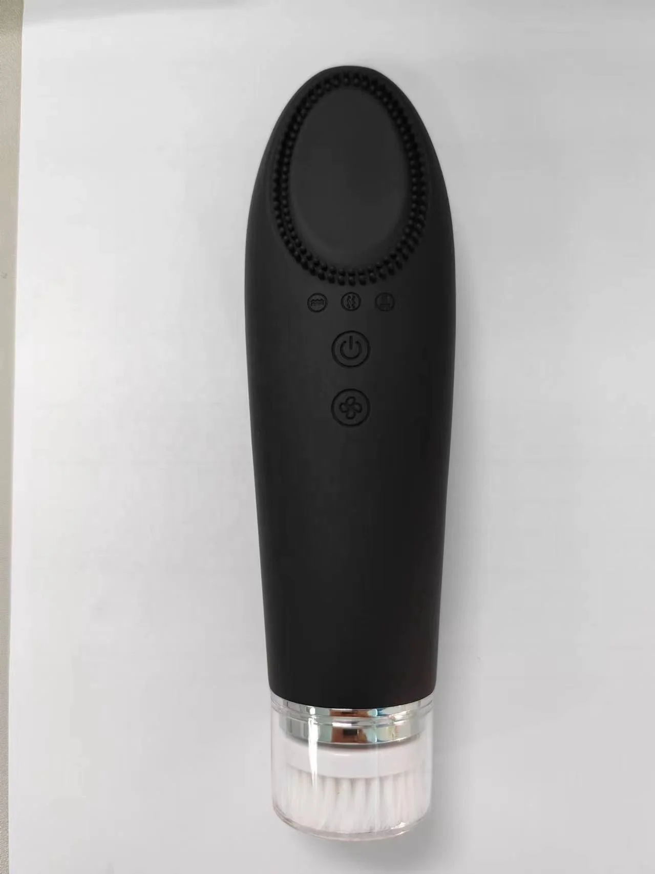 Multifunctional four-in-one facial cleanser, waterproof soft silicone, electric cleansing massager, face brush