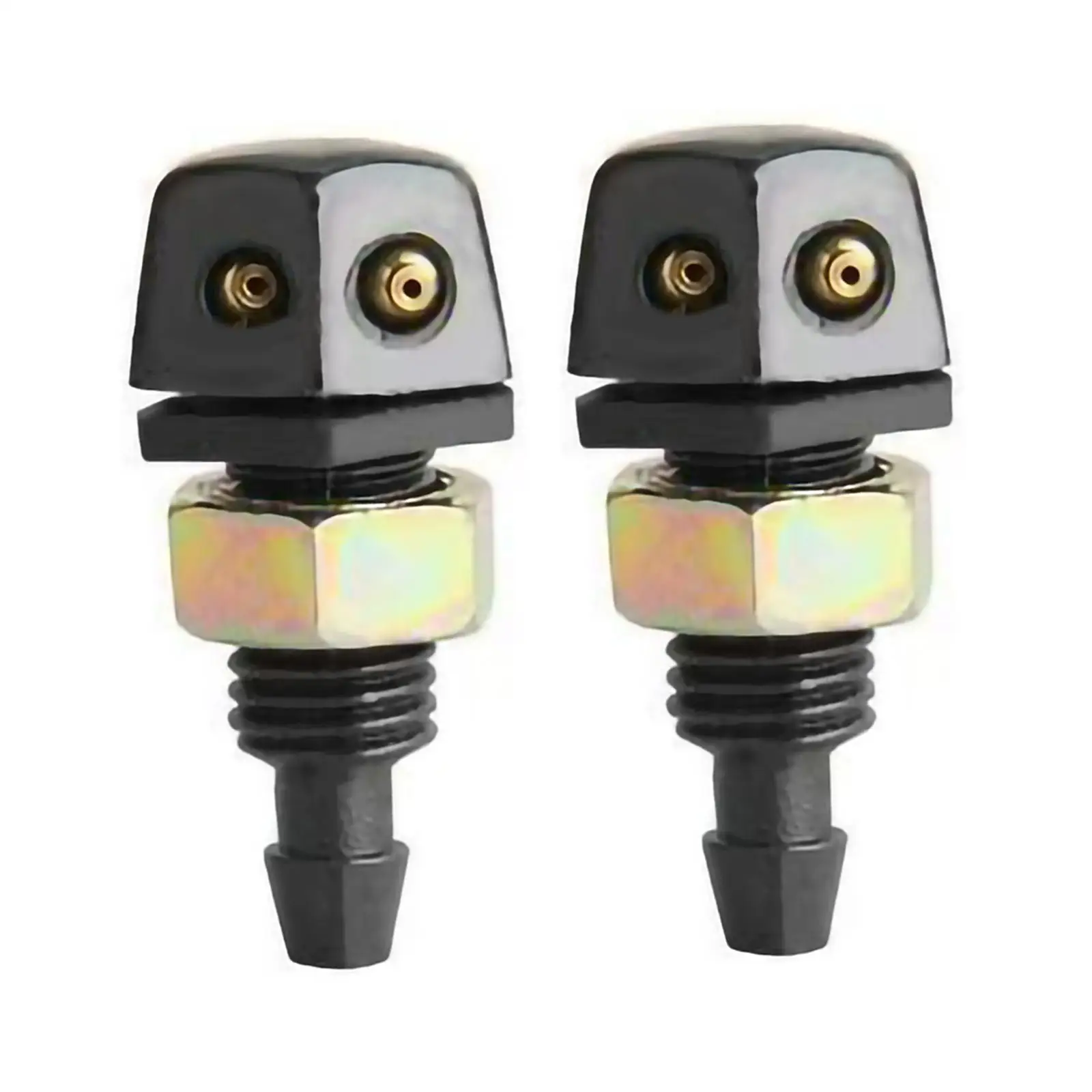 

2 Pieces Generic Front Windshield Washer Nozzles Adjustable Angle Replace