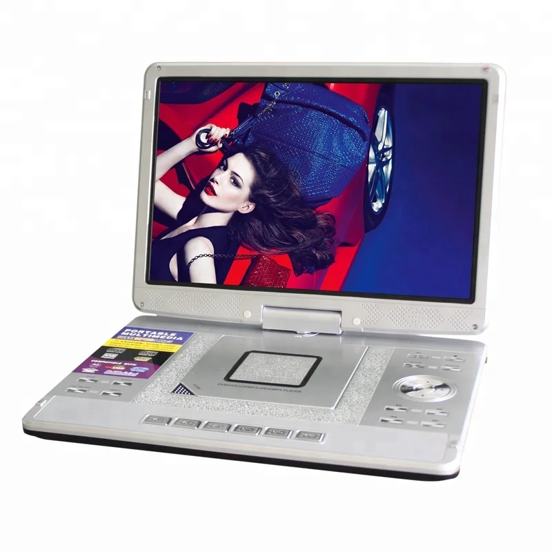 High Quality Portable Car DVD Player 14inch FM TV DVD VCD Player for Outdoor