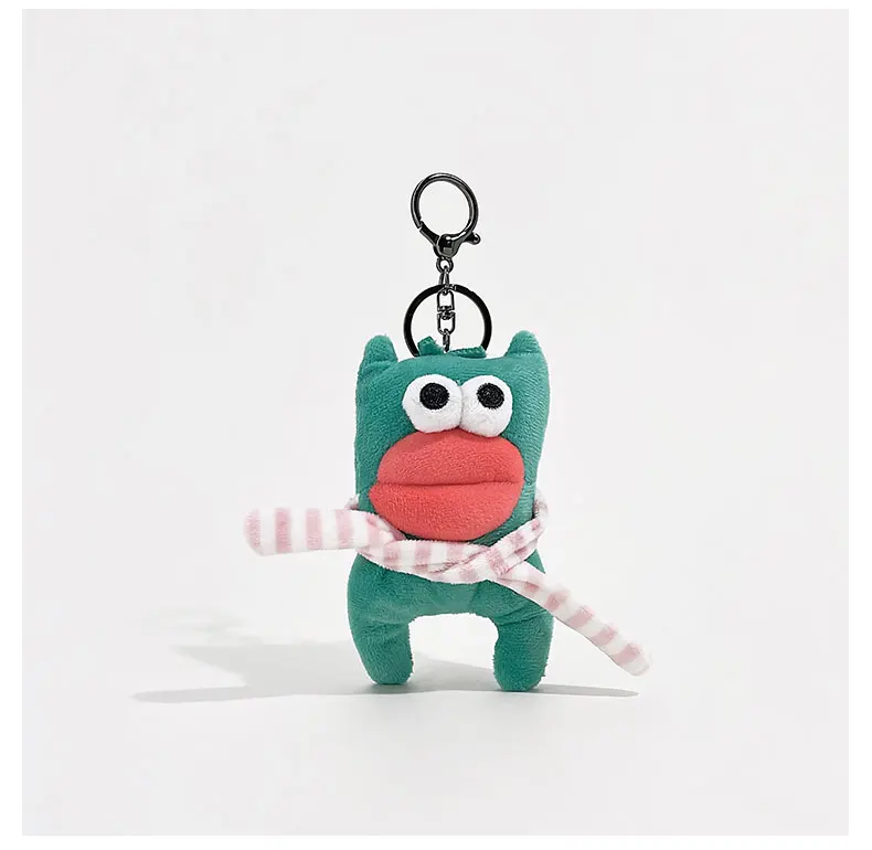 Ugly Cute Doll, Booth Hand Monster Bag Keychain Pendant Funny Student Schoolbag Pendant Gift Car Charm Christmas Gift