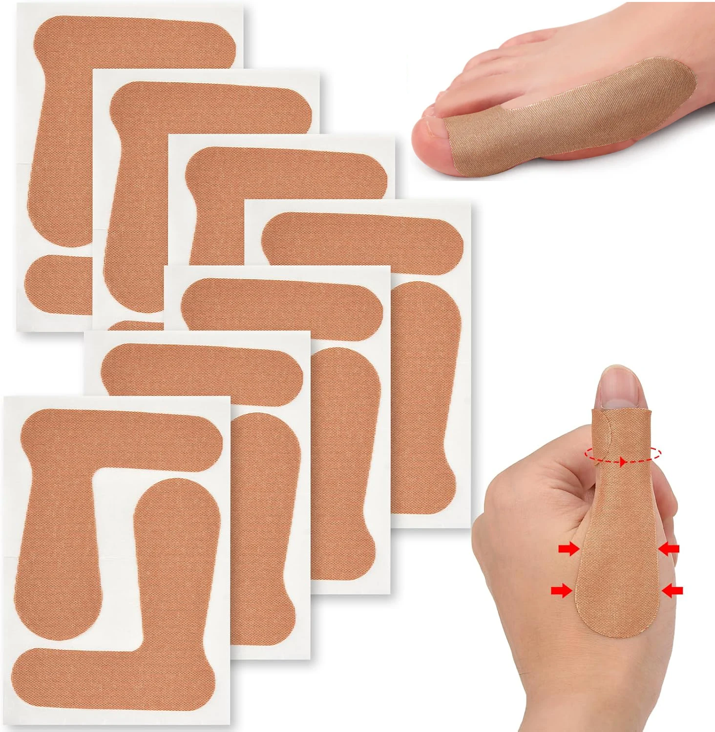 ​ Polegar artrite alívio da dor remendo suporte elástico auto adesivo manga conjunta para dedo almofada de apoio de pulso artrite tendinite ​