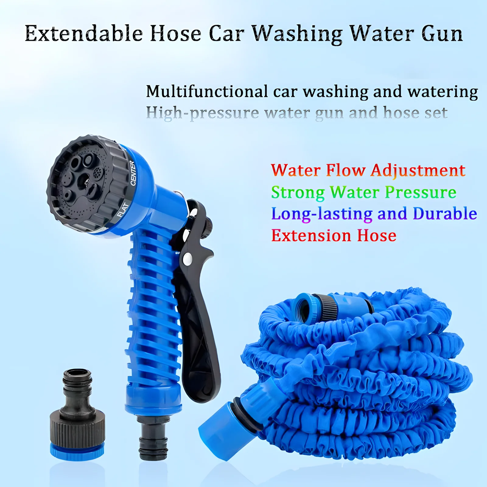 

7-стиль, водяной пистолет высокого давления, автомойка, садовый регулируемый шланг сопла, пистолет для полива, шланг для газона, многофункциональный опрыскиватель для орошения