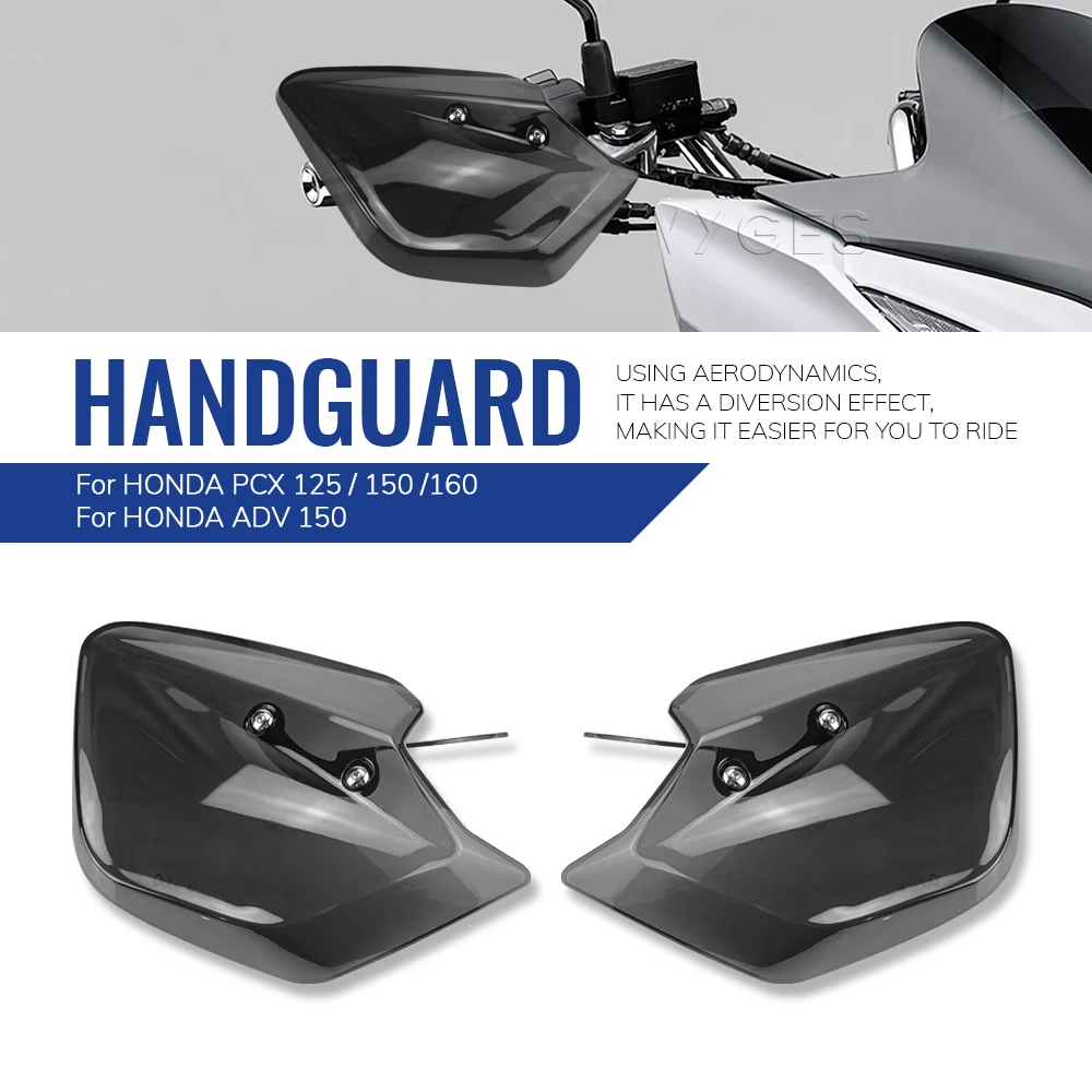 Image of Motorrad Für HONDA PCX 125 PCX 150 PCX 160 PCX 125 150 160 ADV 150 Handschutz Schild Hand Schutzfolie Windschutzscheibe