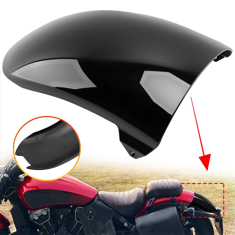 

Motorcycle Fender Rear Cover Bright Back Mudguard Splash Guard Protector Accessories For Indian Scout Bobber 2015-2025