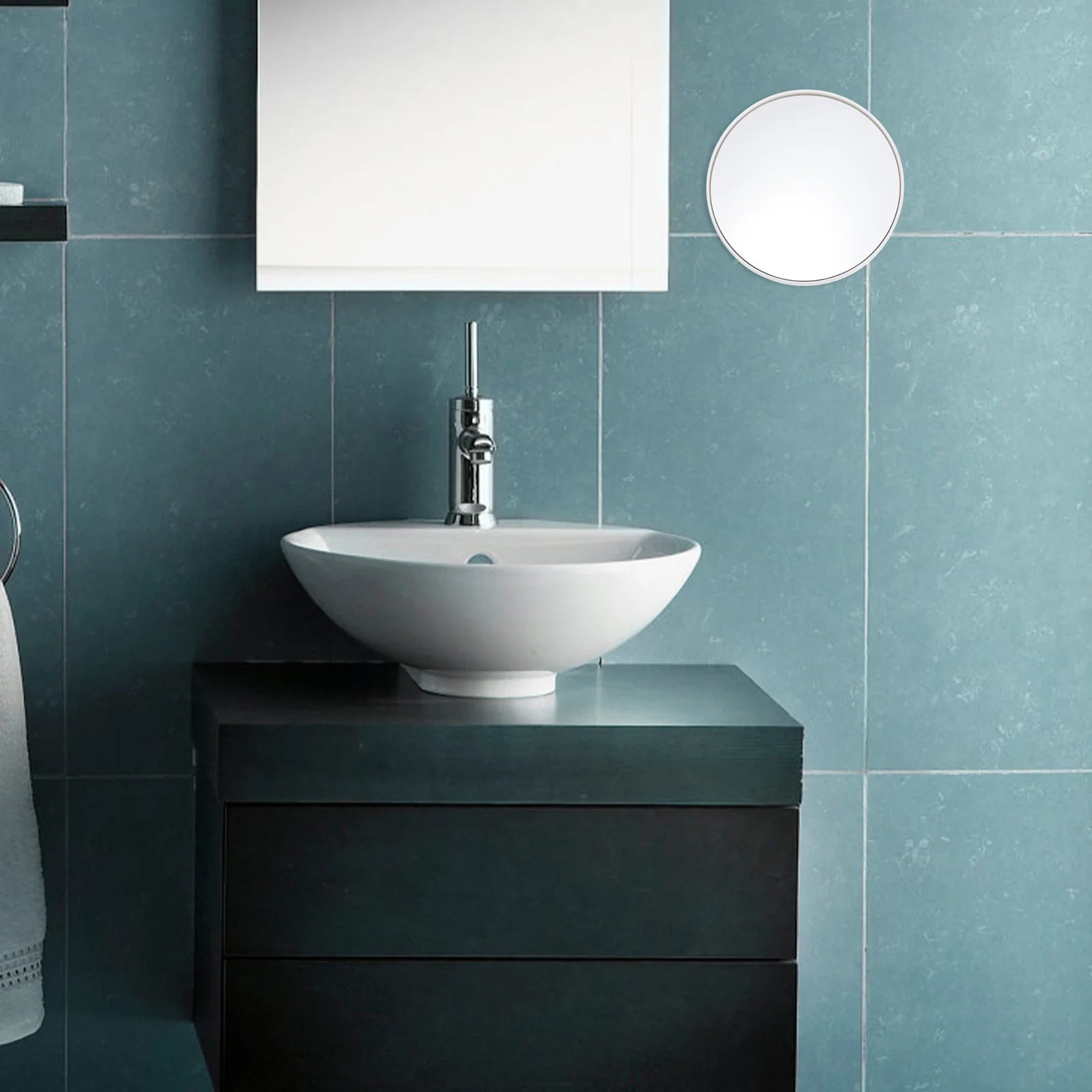 

Bathroom Mirror Suction Cup 10X Magnifying Makeup Mirror Vanity Compact Clear Reflection Travel 10X Magnifying Mirrors