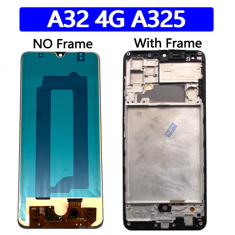 AMOLED Screen For Samsung Galaxy A32 4G 5G LCD Display Touch Screen Assembly Replacement For Samsung A32 5G A326 A325 Display