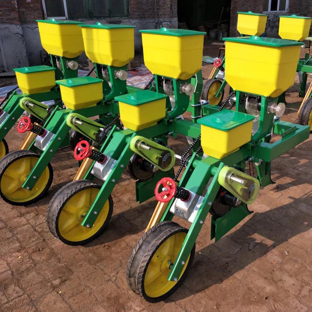 

4-Row corn and bean tractor planter