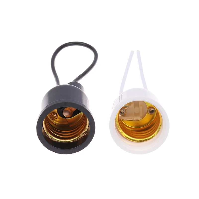 1/5PCS Outdoor Lighting Grow Plant Light Lampholder E27 Waterproof Copper Wire Light Bulb Socket Lamp Holder Base With Wire
