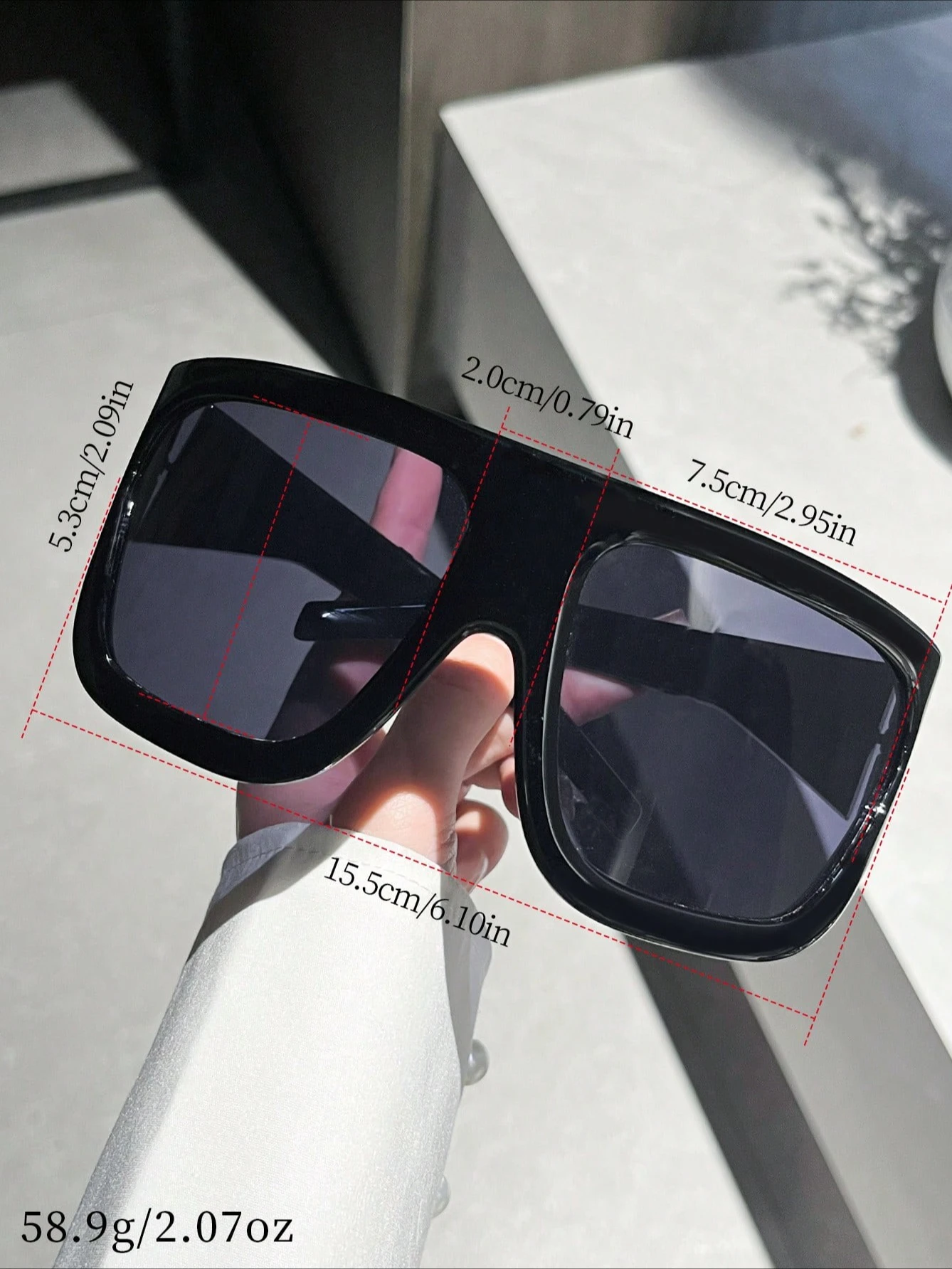 نظارات شمسية رياضية رجالية ذات تصميم فريد من نوعه على طراز Y2K أنيقة بإطار كبير للنساء والرجال