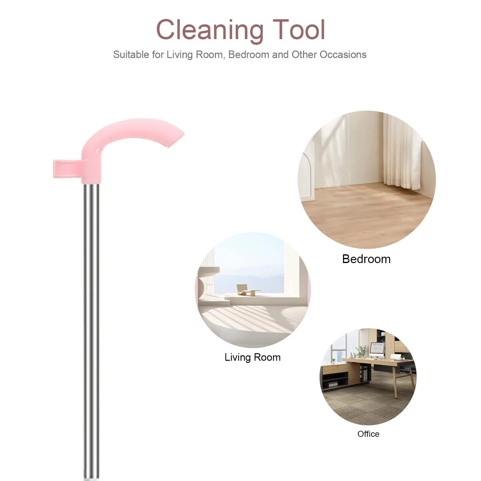

10Pcs Plastic Dustpan Handle Grip Ergonomic Broom Attachment Replacement for Sweeping Floor Cleaning Tools Broom Gripper