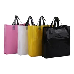 25PCS Large Plastic Gift Bags with Handles Shopping Bags for Small Business Retail Merchandise Boutique Bags