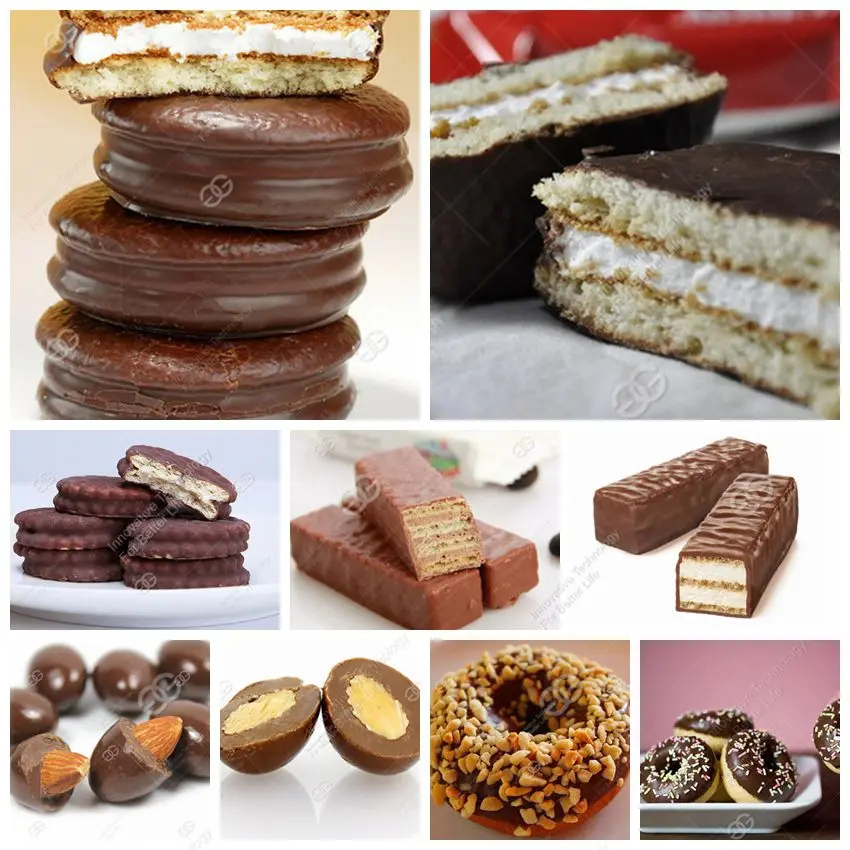 Gelgoog Mini Chocolate Enrober Machine Chocolate Enrobing Line