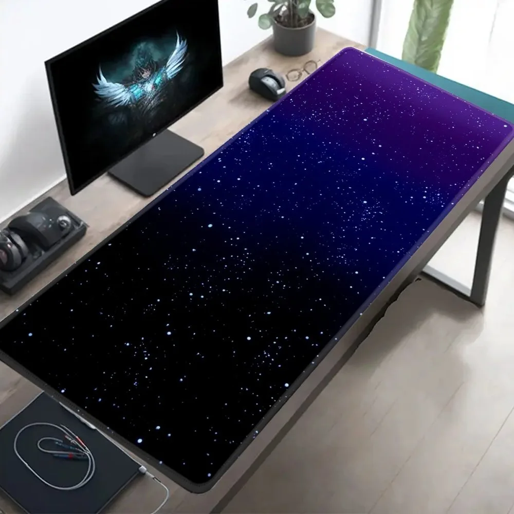Game mouse pad, desktop decorative table mat, large-sized mouse pad with starry sky design alfombrilla gaming tapis souris xxl