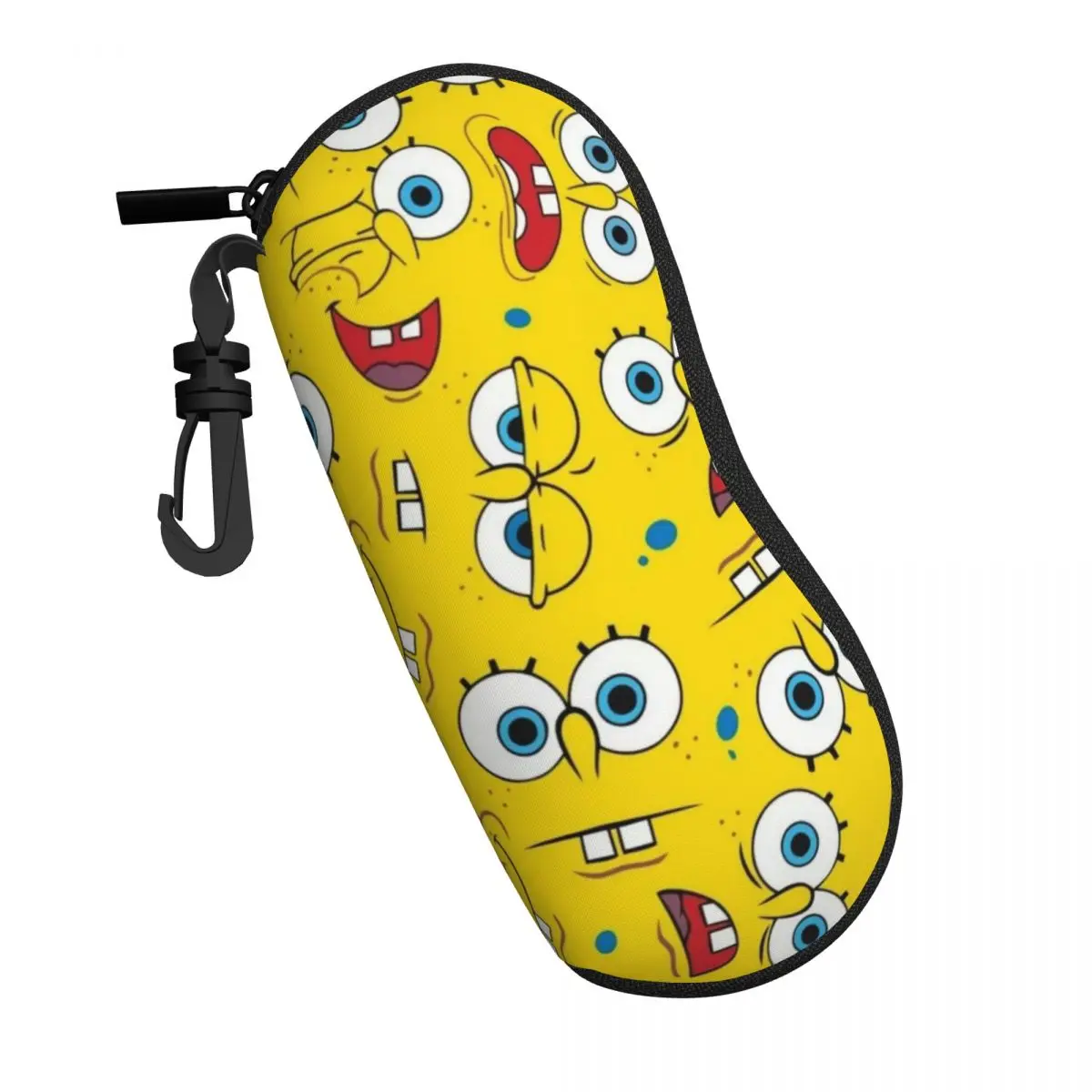 Spongebob Ultralichte softshell-brillenkoker - Compacte en draagbare brillenkoker voor reizen, school en dagelijks gebruik