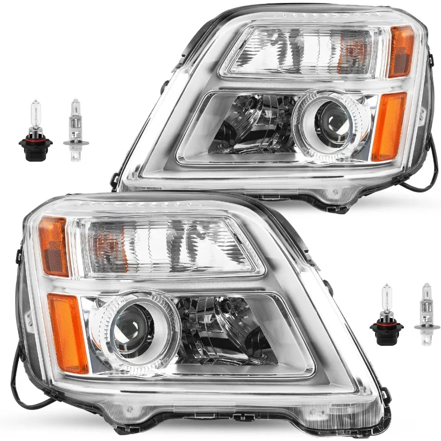 

Галогенная фара в сборе подходит для GMC Terrain SUV SL SLT SLE 20102015 годов, комплект пар фар в заводском стиле OE с лампочками