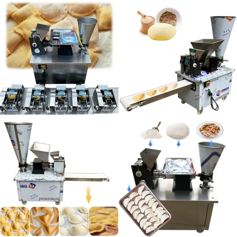 High Productivity Samosa Wonton Pierogi Empanada Commercial Meat Pie Dumpling Making Machine Suitable for Families and Small