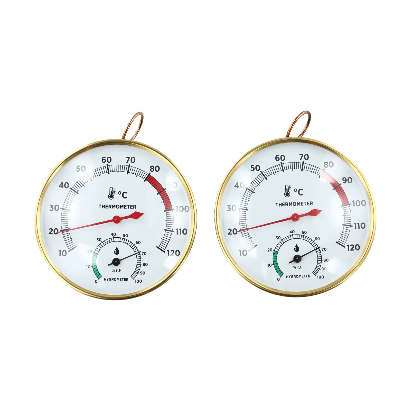Sauna Thermometer with Integrated Hygrometer for Balanced Climate Control in Saunas Using Passive Sensing Technology