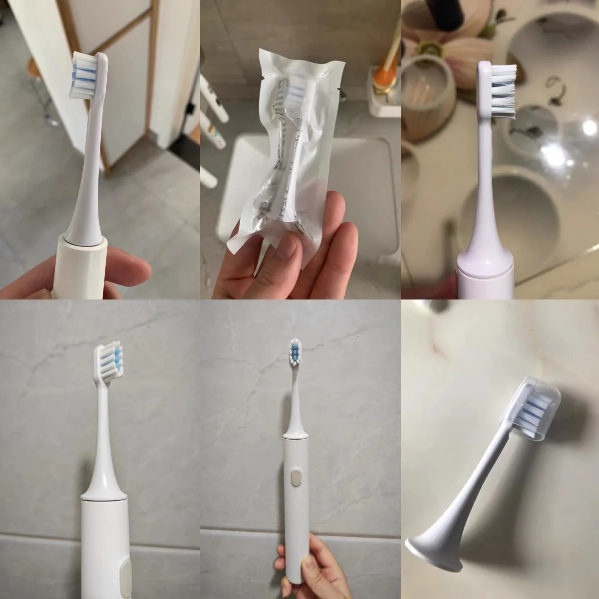 10 Stück Ersatz-Zahnbürstenköpfe, kompatibel mit den elektrischen Sonic-Zahnbürstengriffen der Serie Xiaomi Mijia/Mi Home T300 T500 T700 – Detail 2