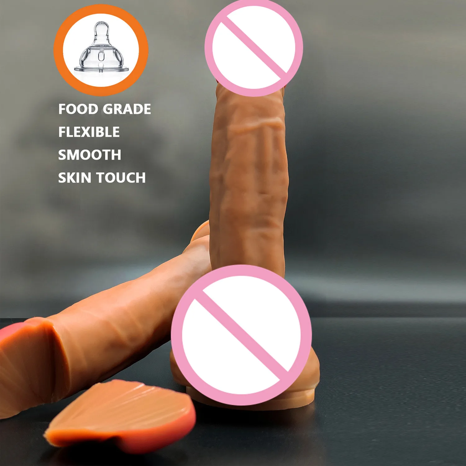 Premium 3xlr Connector Dildo 'S Voor Seksmachine Bijlagen G Spot Dildo Met Gebogen Schacht & Ballen Seksspeeltjes Voor Vrouwen En Koppels