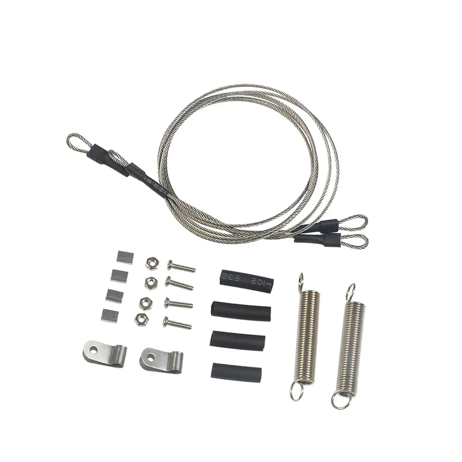 RC Car Trailer Rope Steel Limb Riser Cable Kit Compact Metal Accessory for 1/10 RC Crawler Cars