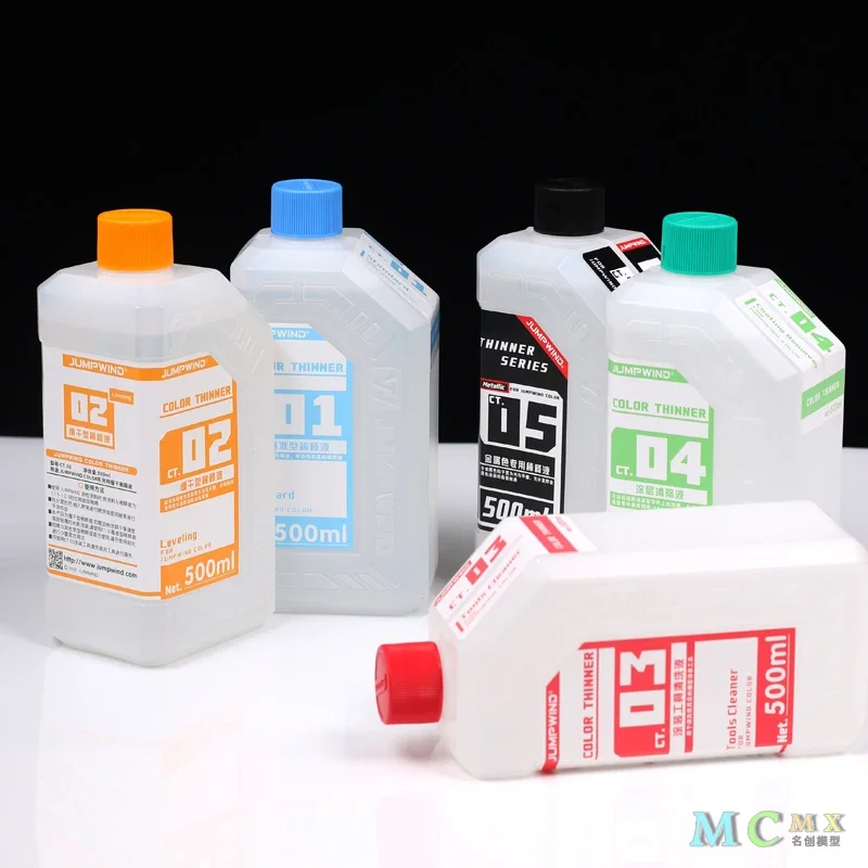 Paint Thinner Pen Wash Solution Model Paint CT01-CT05 Pen Wash Solution Metallic Color Paint Removal Remover 500ML