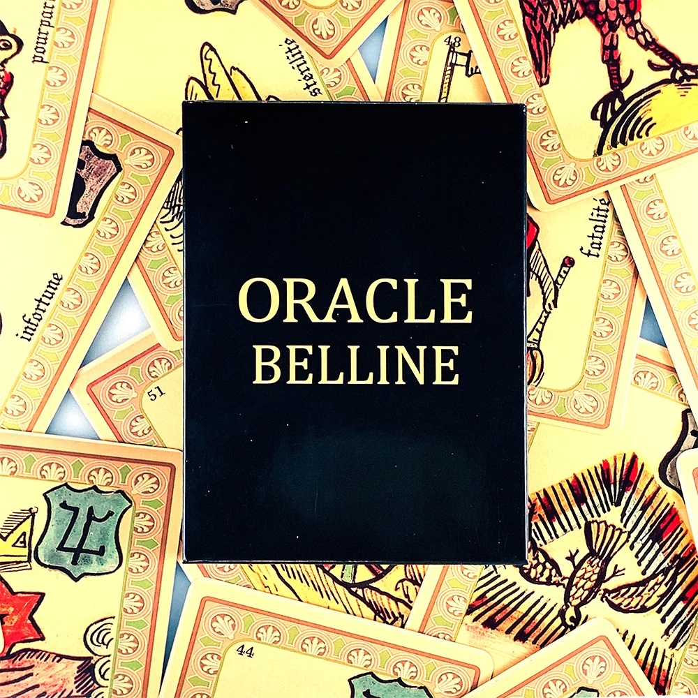 Oracle Belline Cards French Version Mysterious Divination Oracle Cards With Guidebook Spiritual Fortune Reading For Beginner