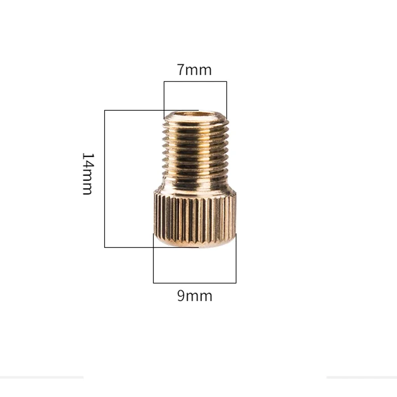 Rockbros-moto válvula adaptador, cobre válvula adaptador, presta schrader, mtb, acessórios de bicicleta de estrada, 2/5/10pcs