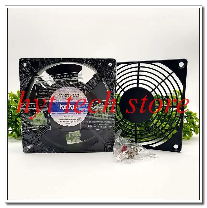 

KA1238HA2 KA1238HA2SAL metal high-temperature resistant double ball axial fan,tested before shipment