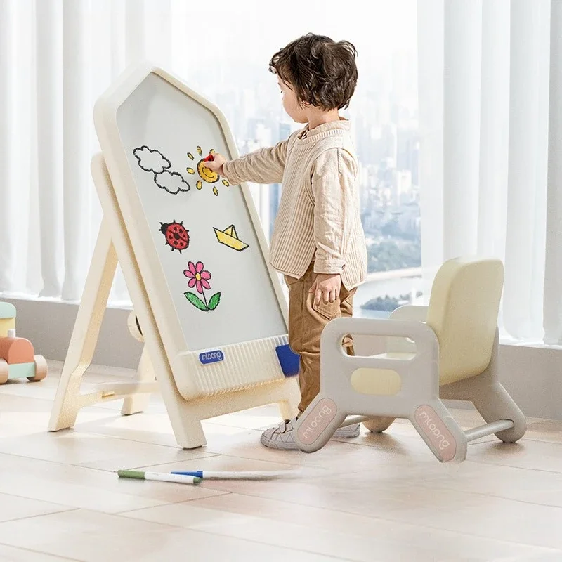 Planche à dessin magnétique, jouets éducatifs, planche à Graffiti pliante de couleur pour bébé, outils de peinture d'écriture artistique réglables pour enfants