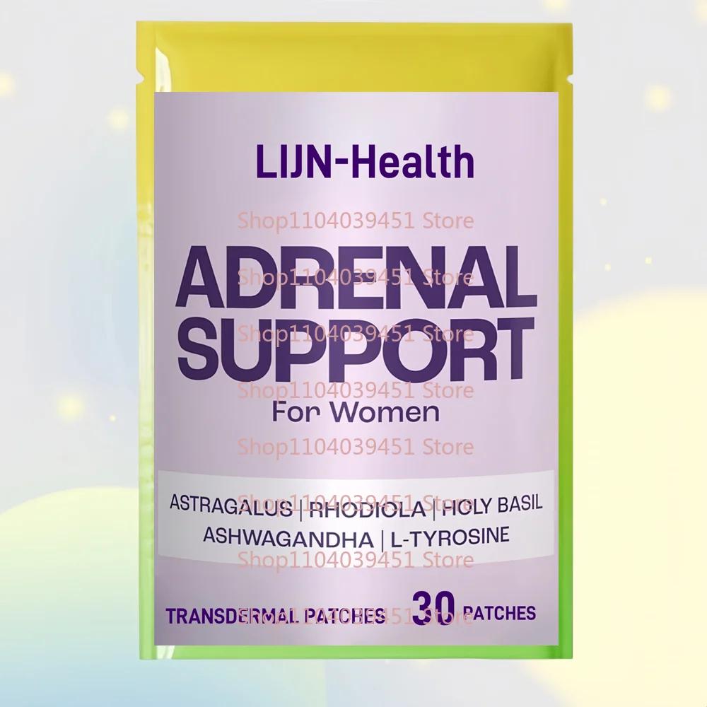 

30 трансдермальных пластырей для поддержки надпочечников у женщин - поддержание нормального уровня кортизола, здоровье и снятие стресса