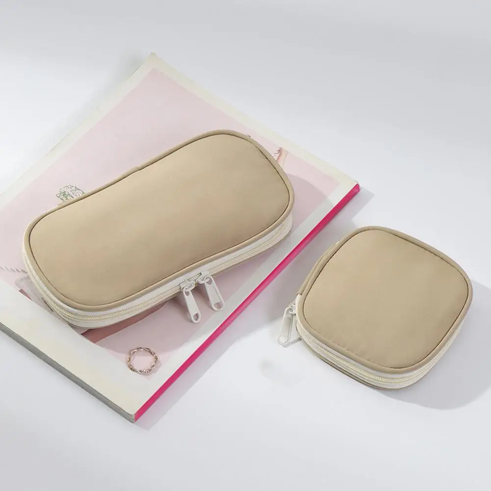 

Chinese Style Jewelry Bag Jewelry Travel Bag Compact Travel Jewelry Organizer Pouch Soft Material Ring Earring Storage Bag Small