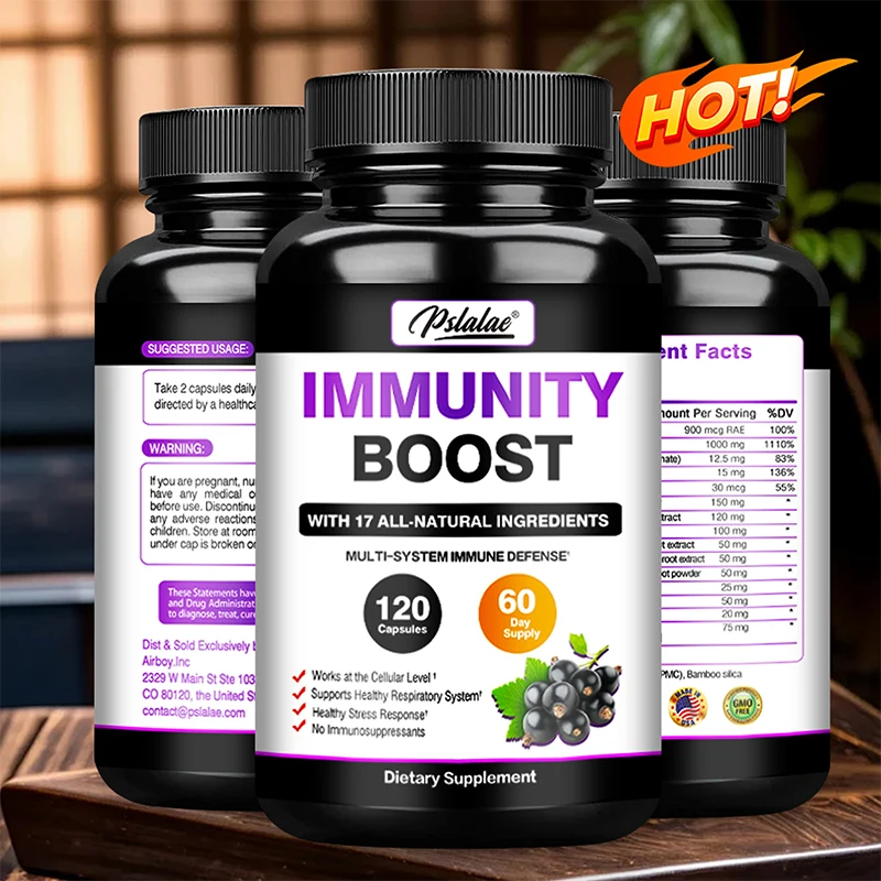 

Immunity Boost Capsules - Helps Enhance Immune Defense, Promotes Antioxidant Activity, and Supports Respiratory Health