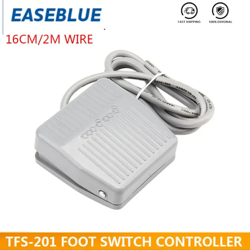 TFS-201 Footswitch Foot Momentary Control Switch for Medical Equipment Electric Pedal Grey NO NC SPDT Foot Switch Controller