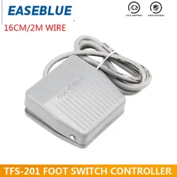 TFS-201 Footswitch Foot Momentary Control Switch for Medical Equipment Electric Pedal Grey NO NC SPDT Foot Switch Controller